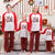Matching Family Pajamas Sets Christmas PJ's with Letter and Bottom Loungewear