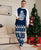New 2023 Family Christmas Pajamas Set Adults Kids Matching Outfits Letter Print Casual Loose 2 Pieces Suit Baby Romper Xmas