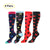6-Pairs Sport Compression Socks for Men and Women Knee High