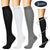 6 Pairs Compression Socks for Women & Men Running Athletic Sports