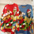 Christmas Red Sweater Women Winter Cartoon Heavy Industry Knitted Sweater