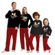 2023 Christmas Father Mother Kids Family Matching Pajamas Outfits Tops+Pants Plaid Mommy Daughter Dad Son Xmas Pyjamas Clothes